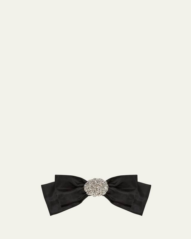 Gillian Bow Embellished Barrette